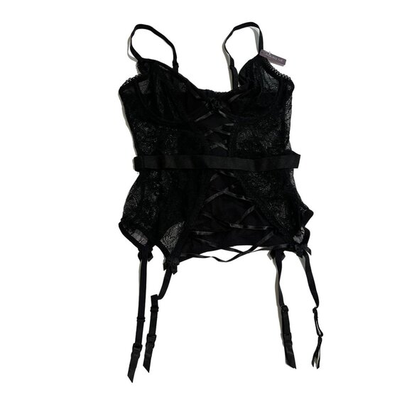 Adore Me Andra Unlined Bustier in Black - Picture 1 of 4